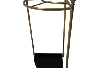 Hollywood Regency Brass Umbrella Stand, 1960s